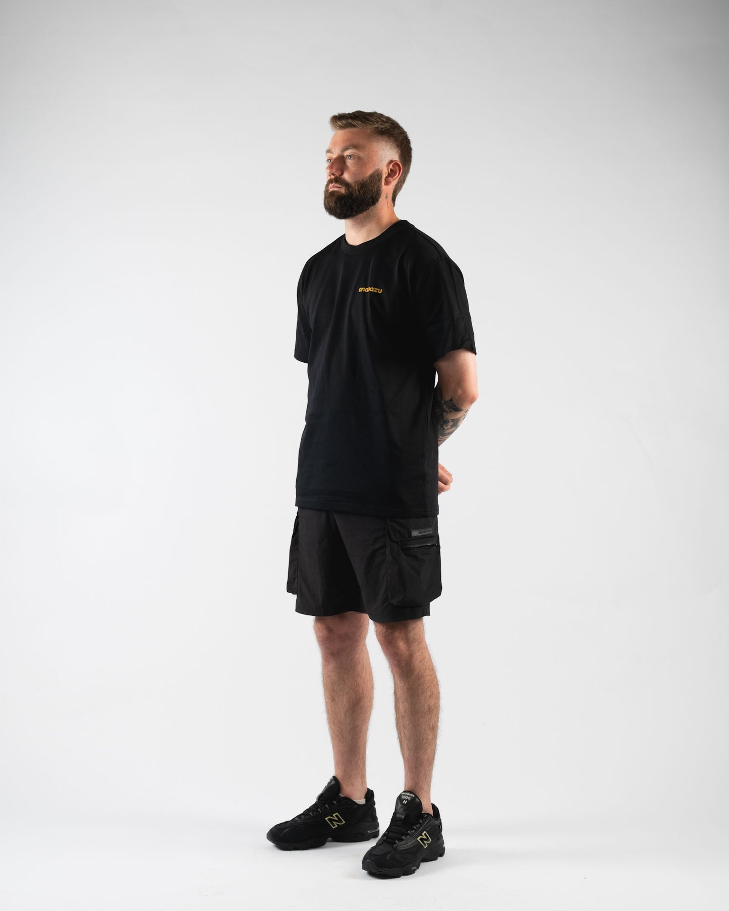 Full-Moon Premium Graphic Tee - Black/Yellow