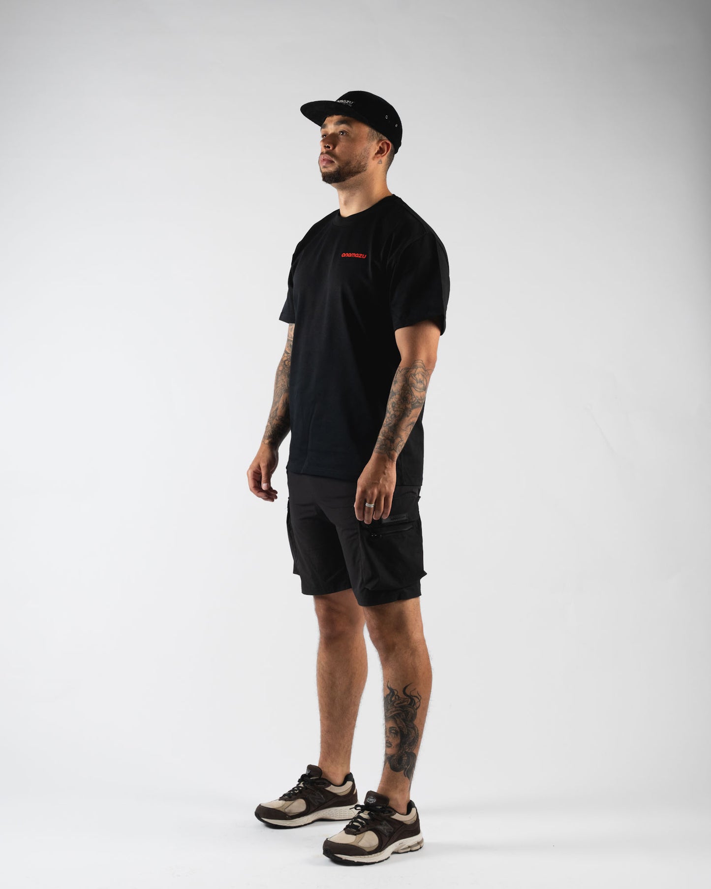 Full-Moon Premium Graphic Tee - Black/Red