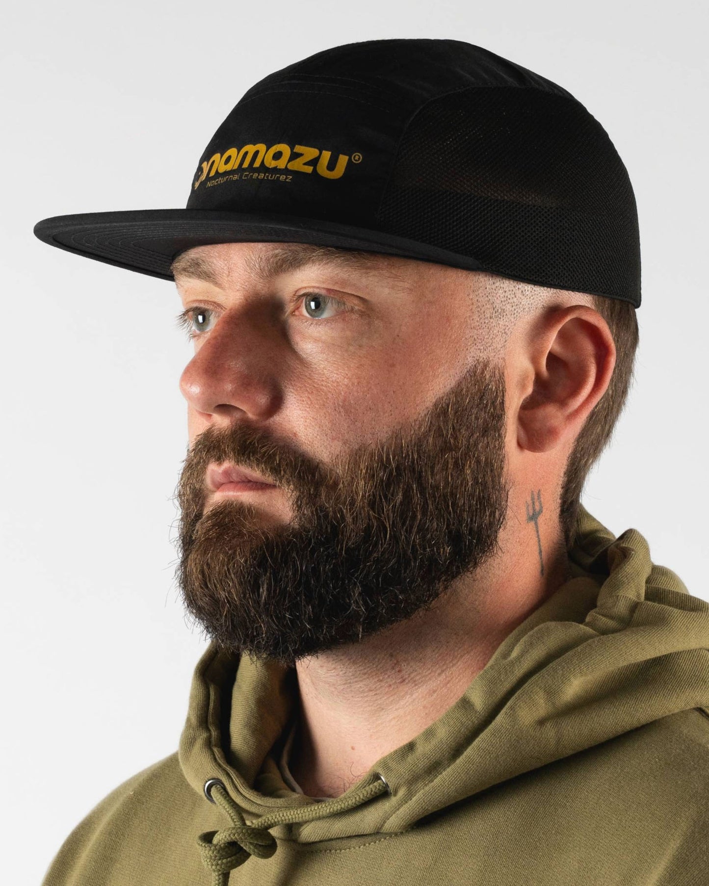 Nocturnal Creaturez 5 Panel Nylon Hat - Black