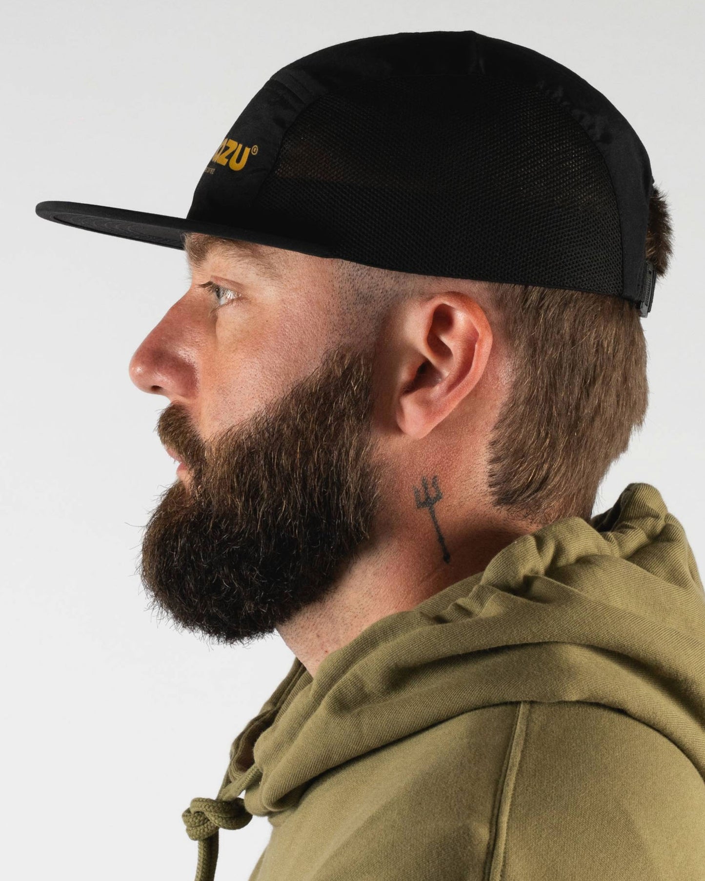 Nocturnal Creaturez 5 Panel Nylon Hat - Black