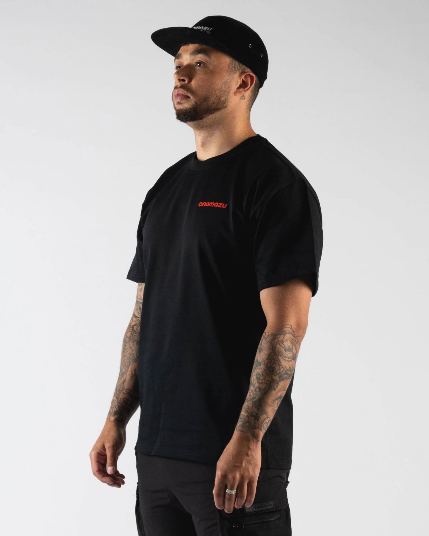 Full-Moon Premium Graphic Tee - Black/Red