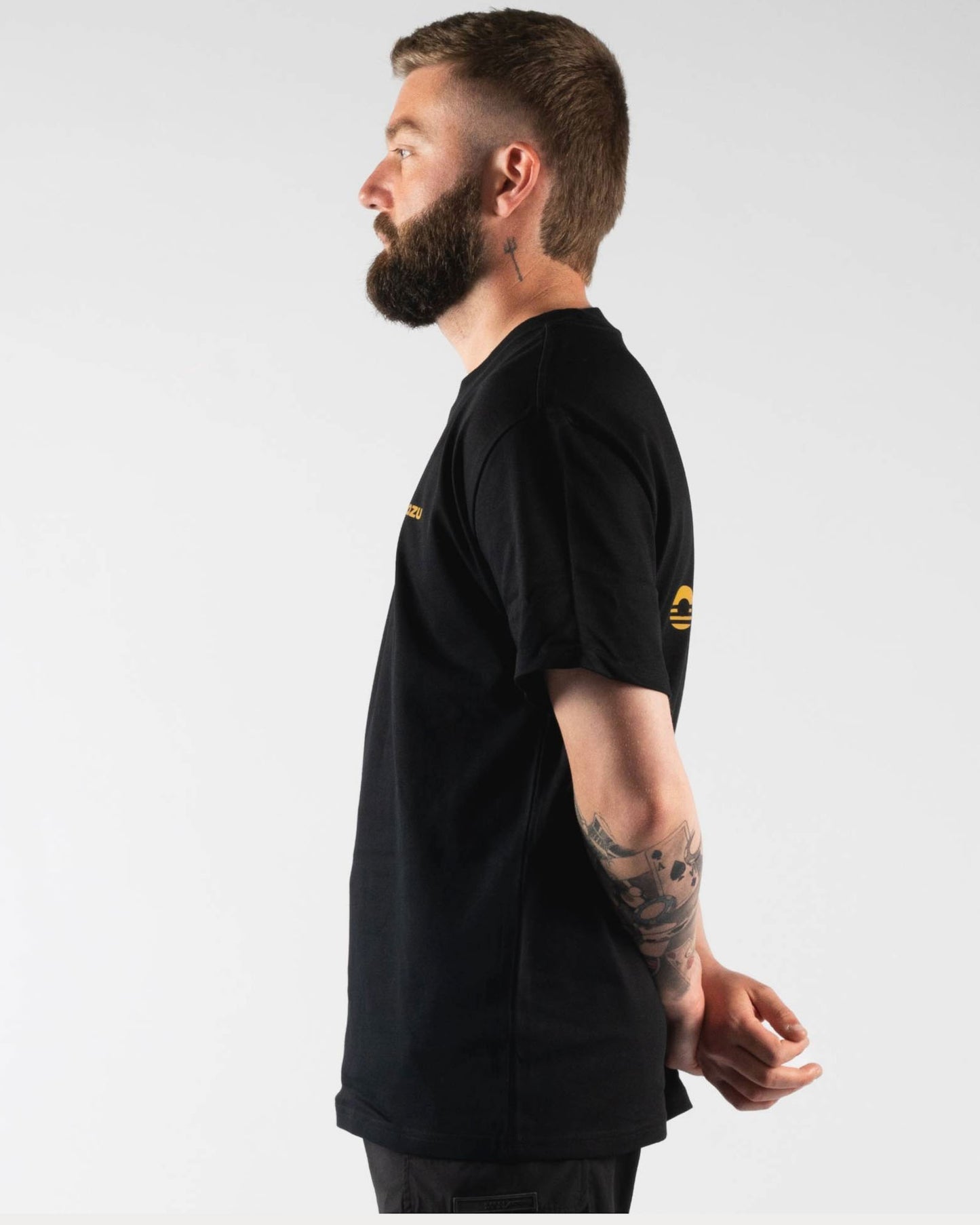Full-Moon Premium Graphic Tee - Black/Yellow