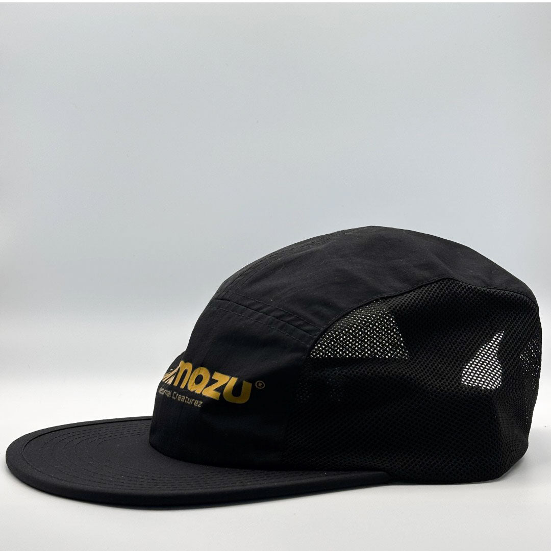 Nocturnal Creaturez 5 Panel Nylon Hat - Black