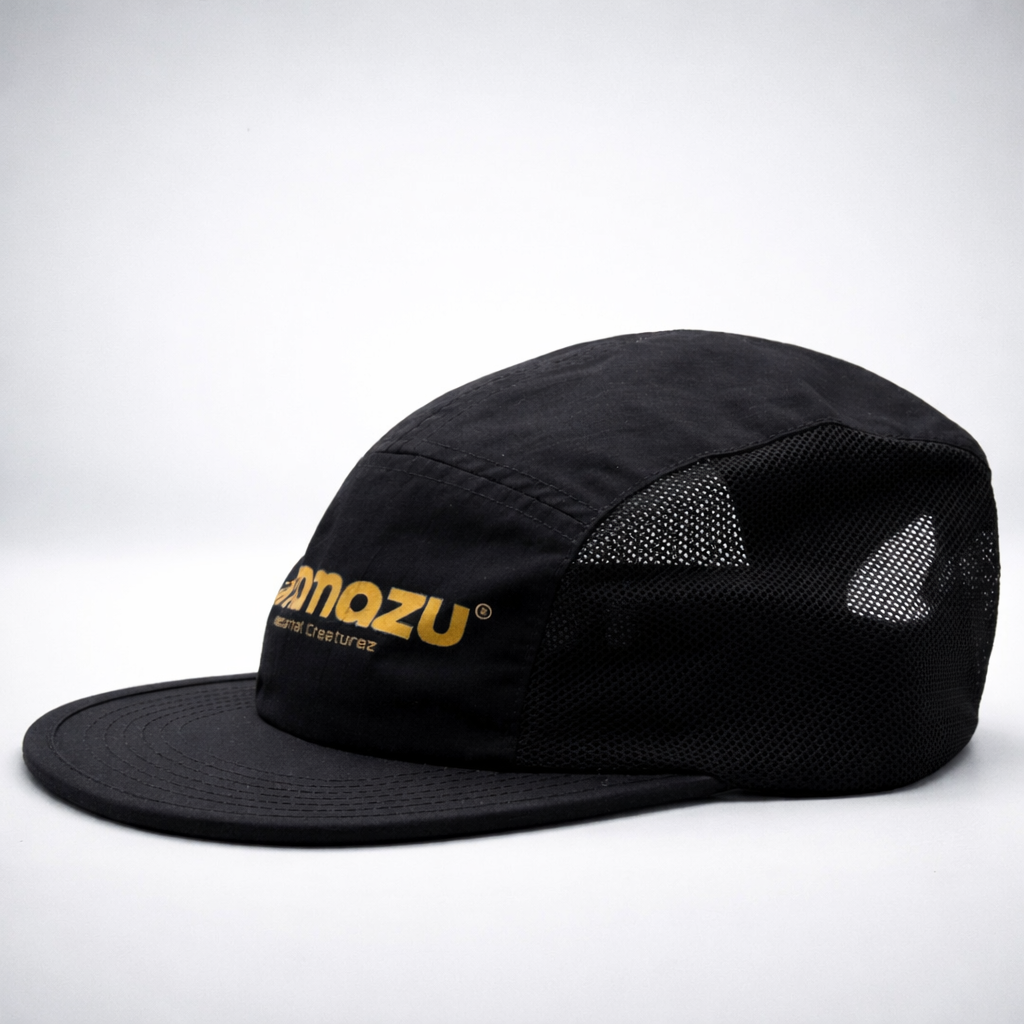 Nocturnal Creaturez 5 Panel Nylon Hat - Black