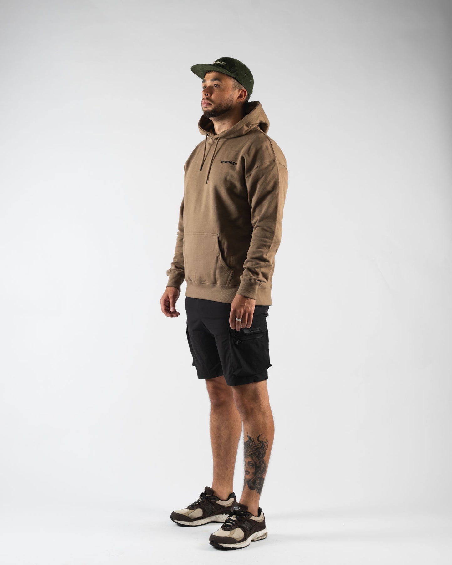 Onamazu HD Organic Combed Cotton Hoodie - Brown