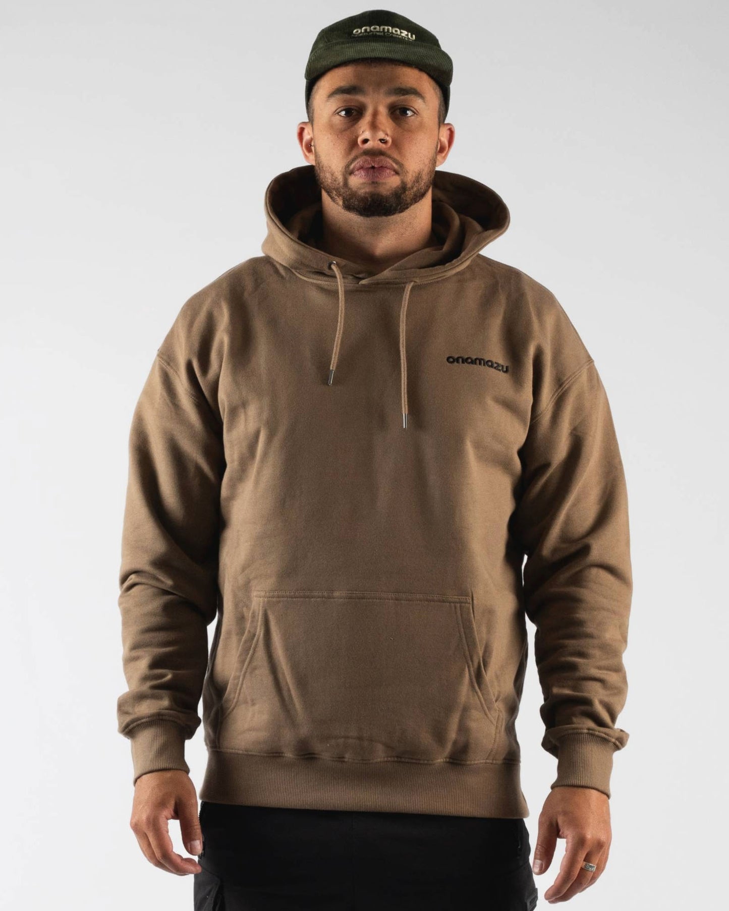 Onamazu HD Organic Combed Cotton Hoodie - Brown