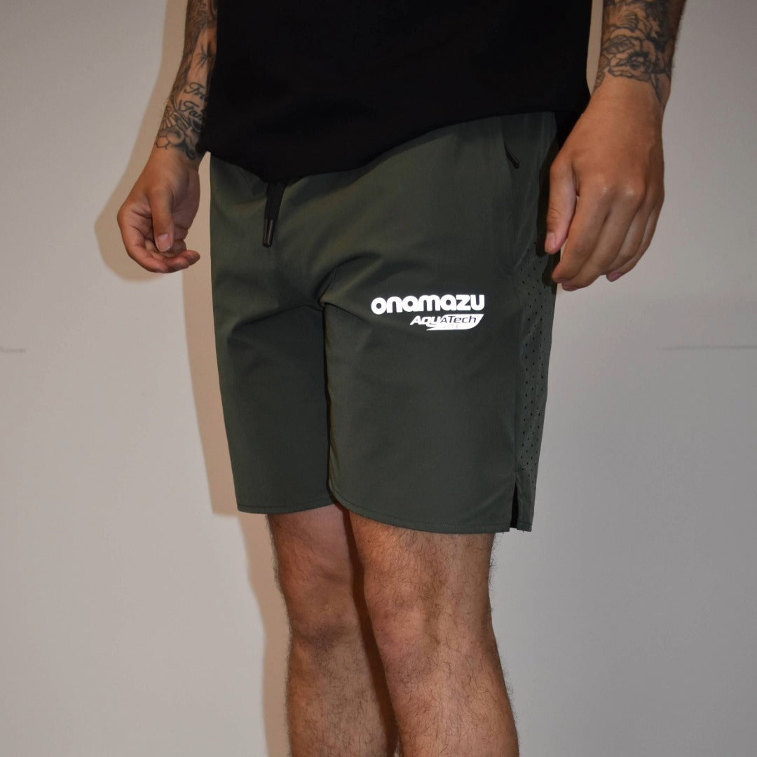 Onamazu Green AQ Tech Shorts