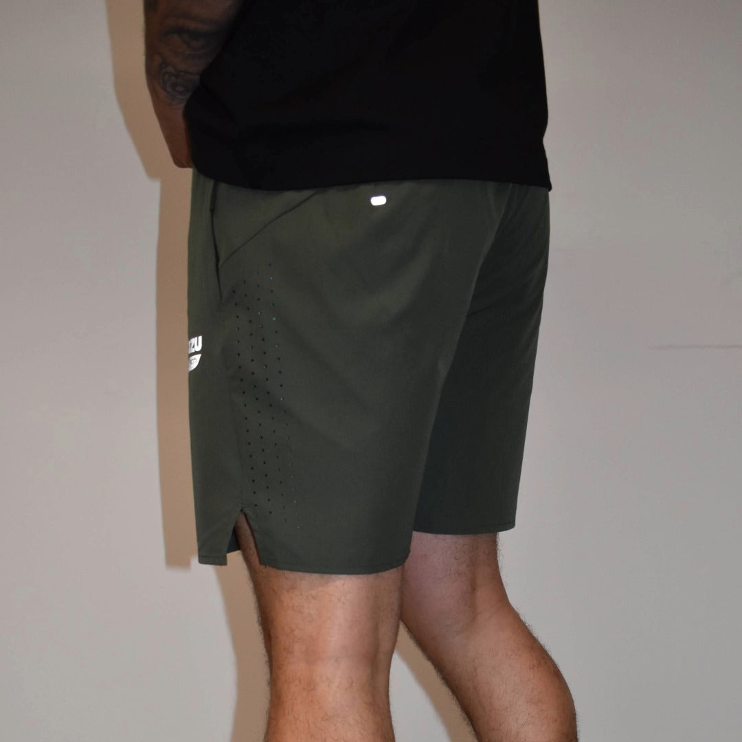 Onamazu Green AQ Tech Shorts