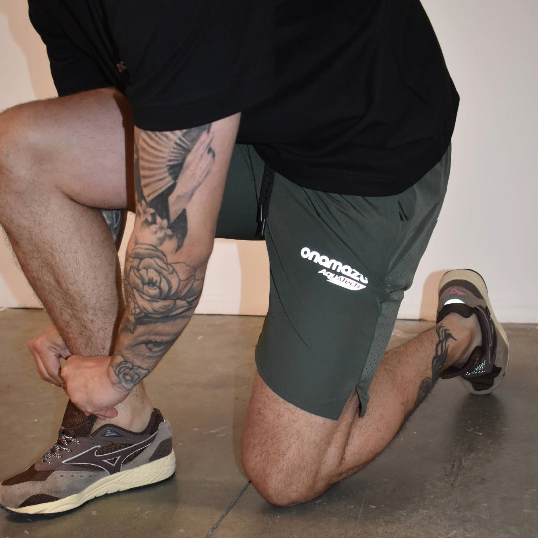 Onamazu Green AQ Tech Shorts