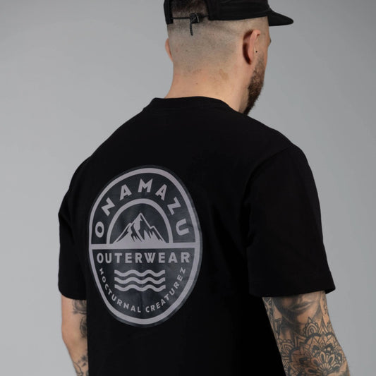 Onamazu Black Outerwear Tee