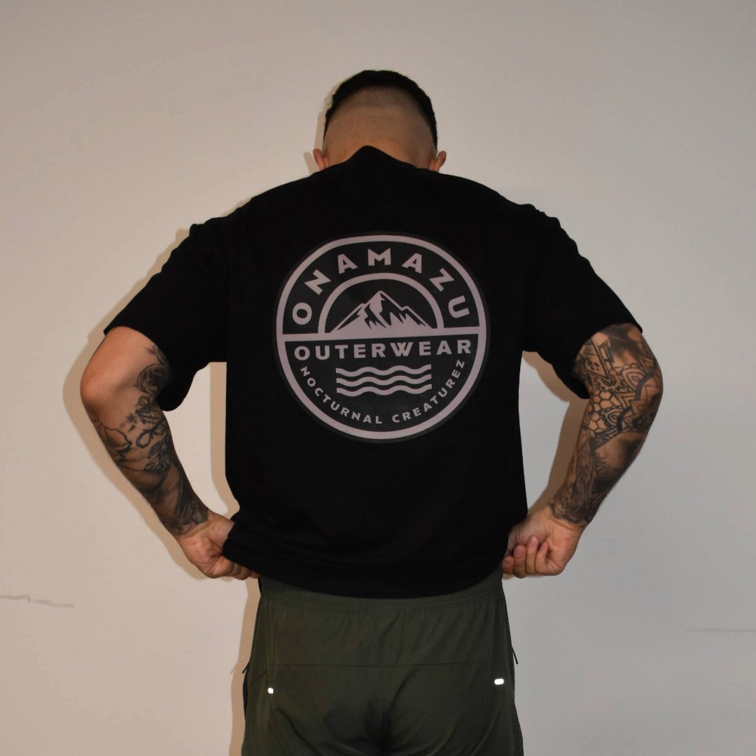 Onamazu Black Outerwear Tee