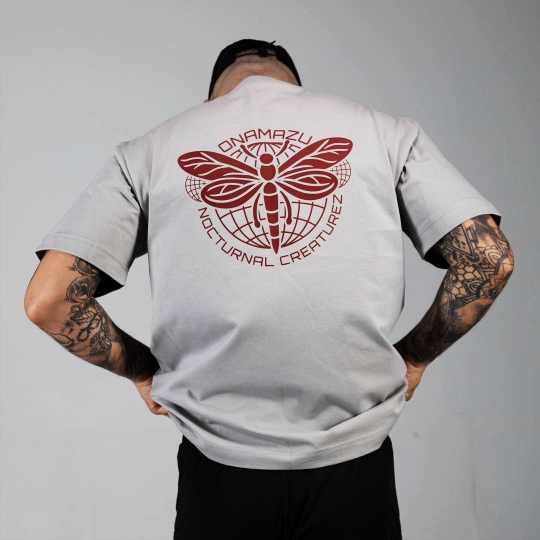 Onamazu Grey Dragon-Fly Tee