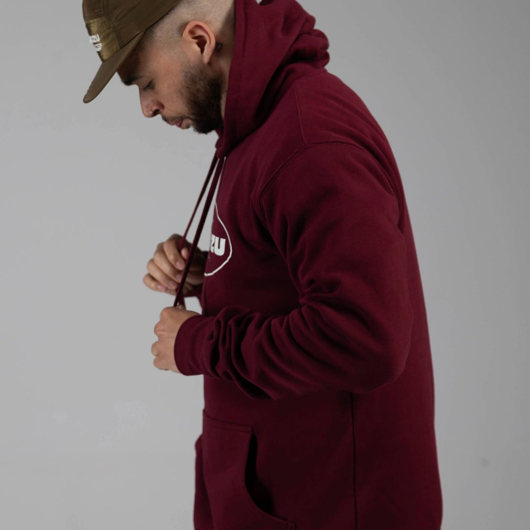 Onamazu Burgundy Explorer Hoodie