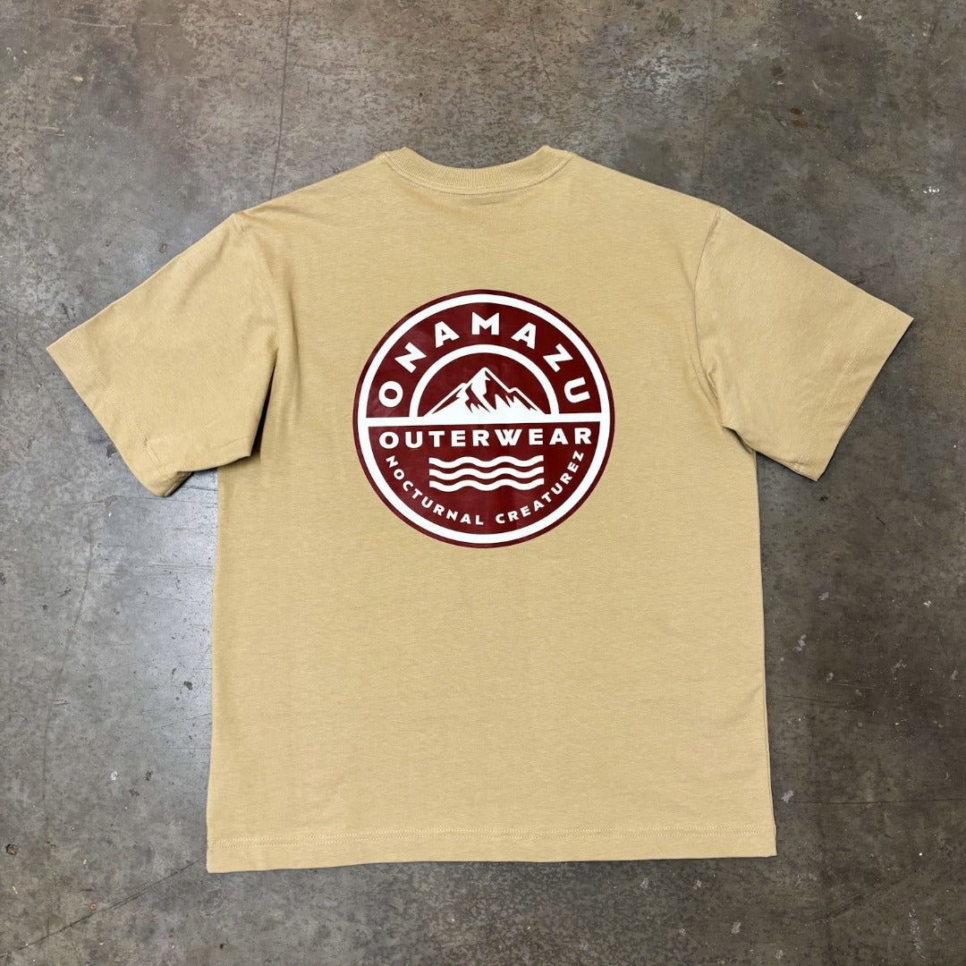Onamazu Beige Outerwear Tee