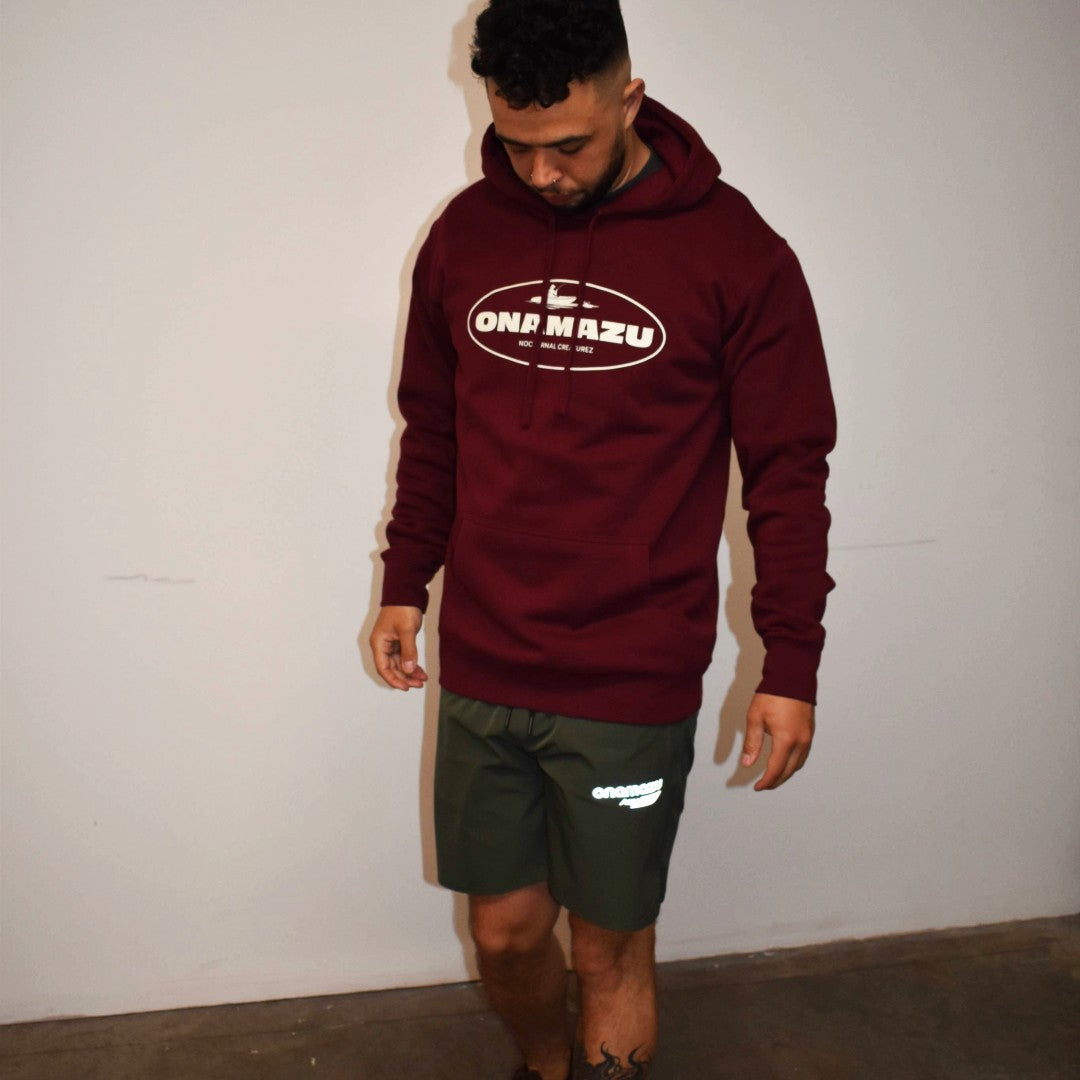 Onamazu Burgundy Explorer Hoodie
