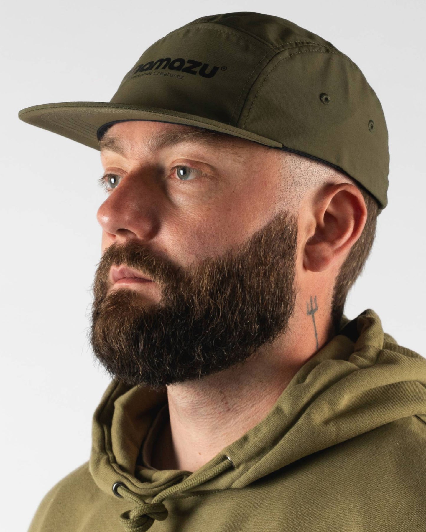 Nocturnal Creaturez 5 Panel Hat - Khaki