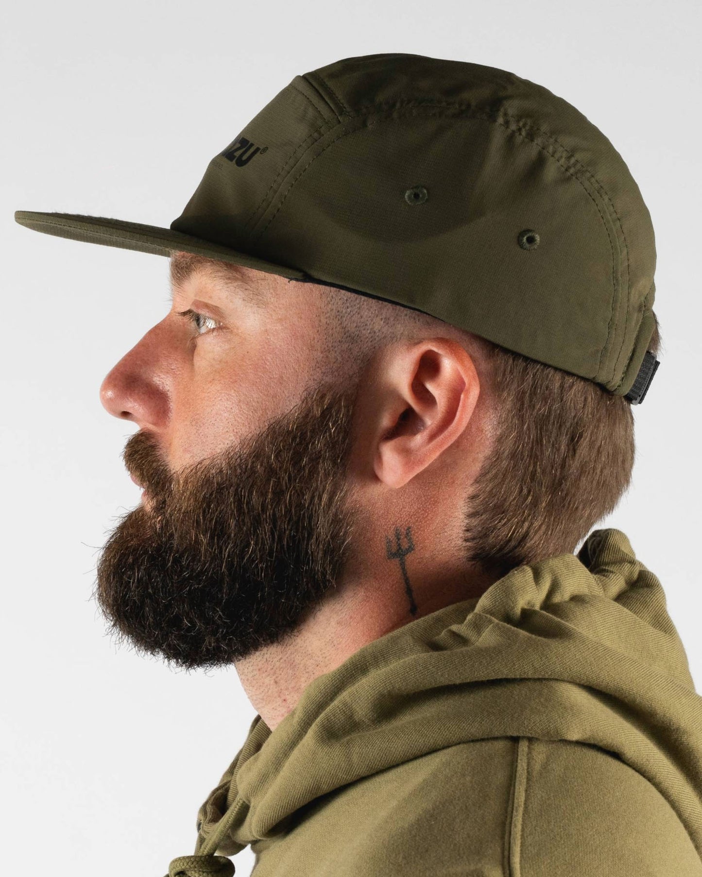 Nocturnal Creaturez 5 Panel Hat - Khaki