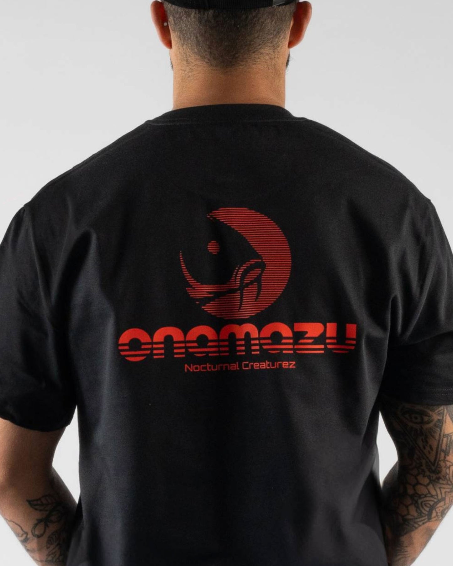 Full-Moon Premium Graphic Tee - Black/Red