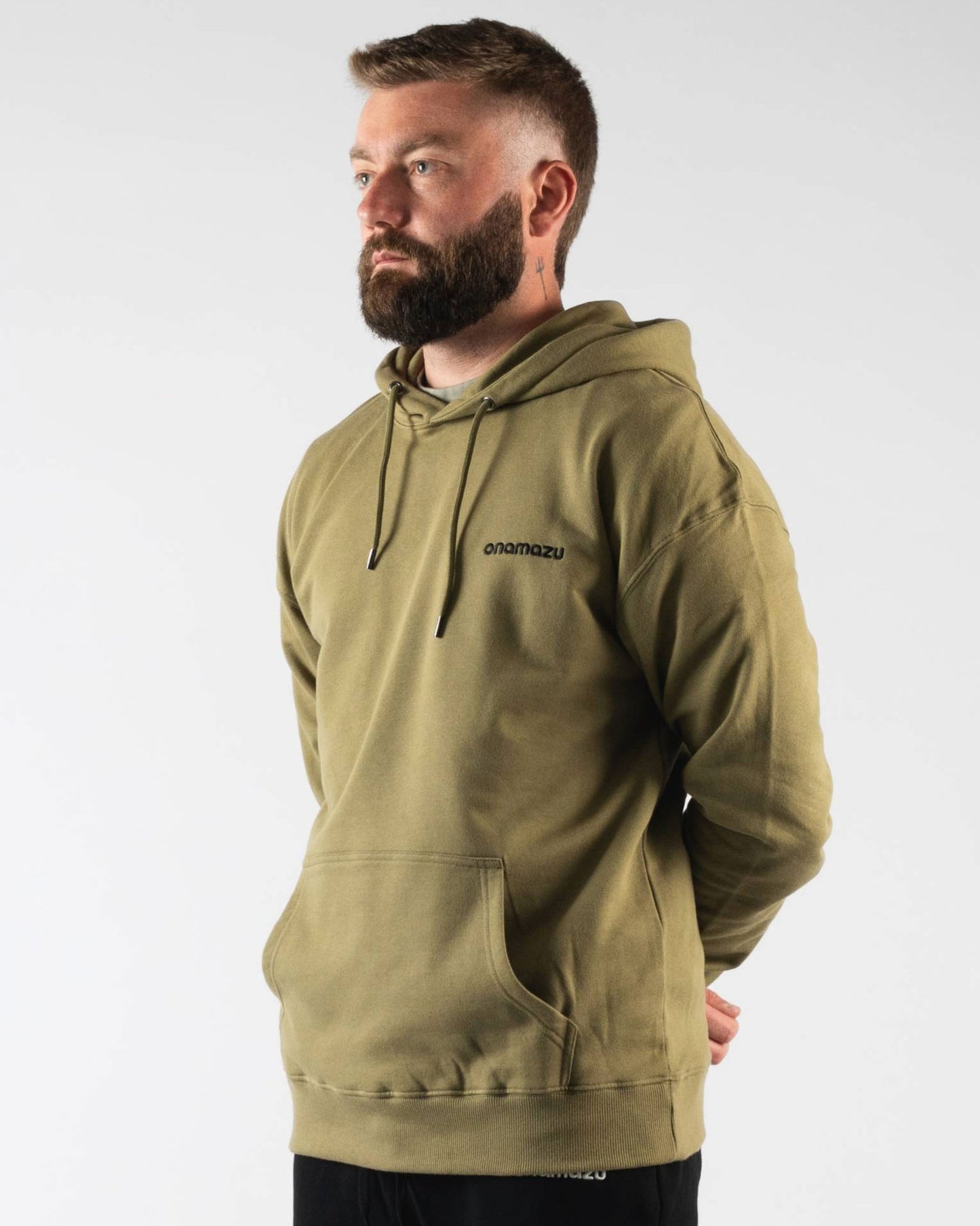 Onamazu HD Organic Combed Cotton Hoodie - Khaki